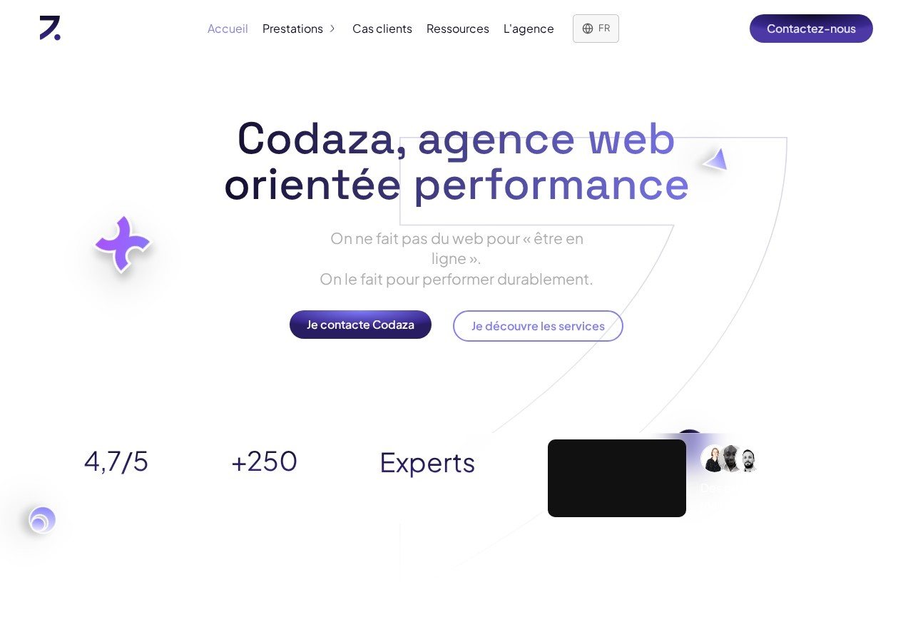 Capture du projet Codaza