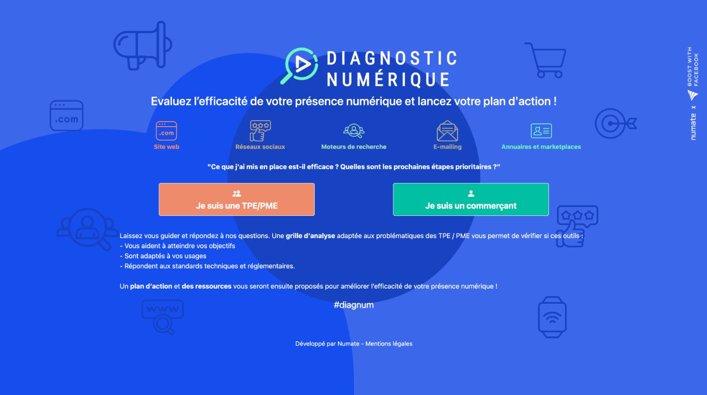 Capture du projet Diagnostic Numérique