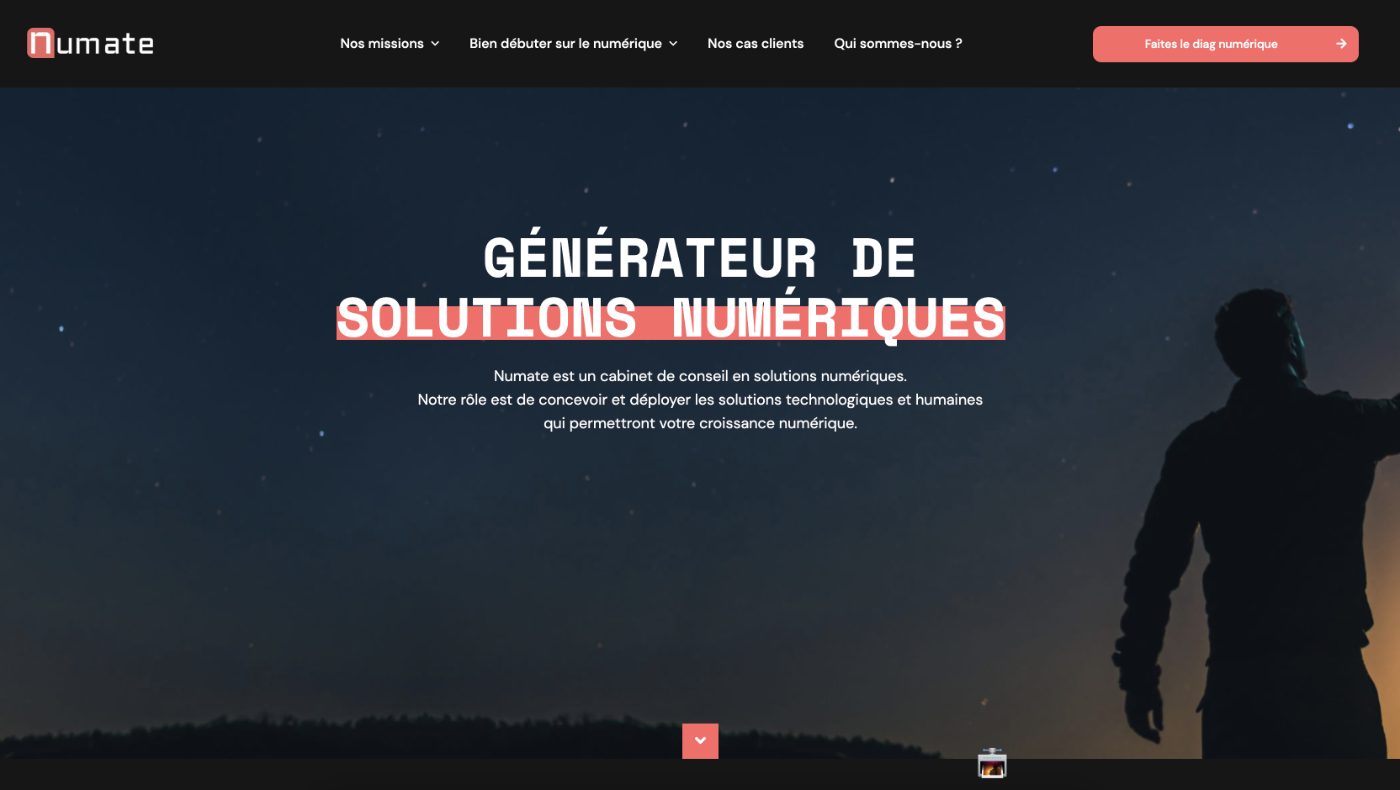 Capture du projet Numate