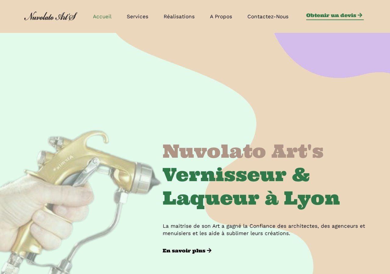 Capture du projet Nuvolato Art's